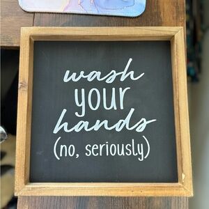 Wooden Framed Chalkboard Sign